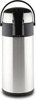 Pioneer 4.0L Stainless Steel Push Pump Airpot Leakproof Thermal Flask Drink New