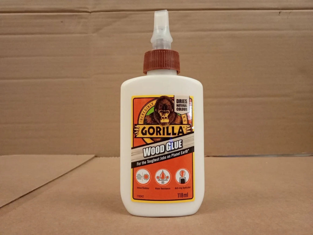 Gorilla Wood Glue 118ml Liquid Water Resistant Carpentry Projects Woodworking