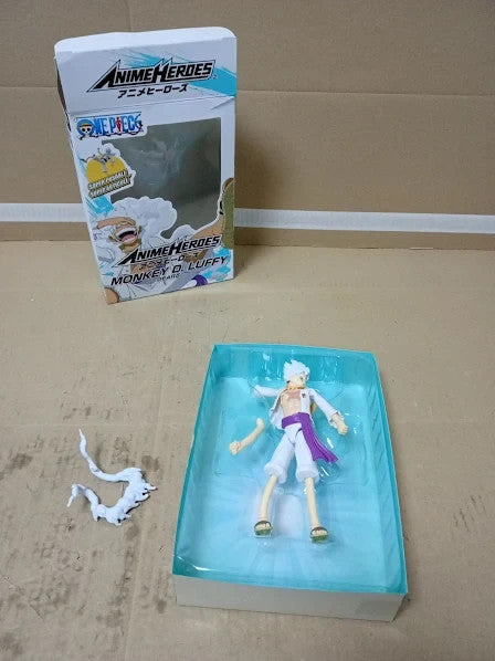 Anime Heroes One Piece Luffy Gear 5 Action Figure 17cm Articulated Figure