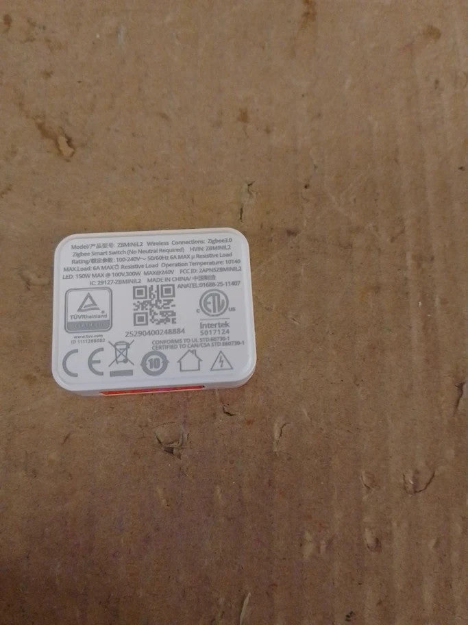 No Neutral Wire Required Sonoff ZBMINIL2 Zigbee Smart Light Works Alexa New