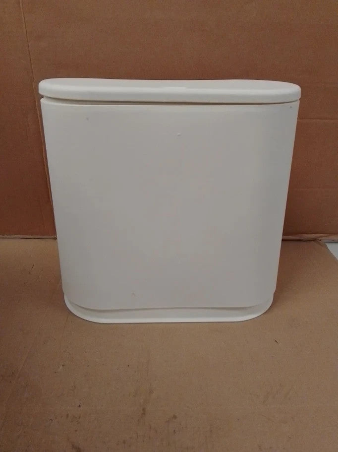 Sooyee 10L Rectangular Plastic Trash Can Wastebasket Press Type Lid 2.4 Gallon