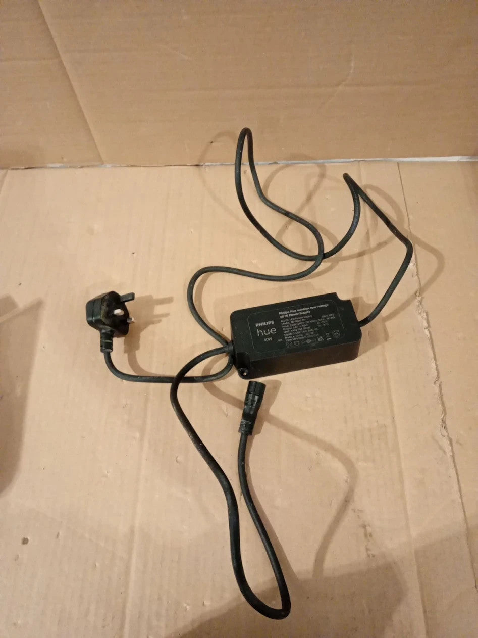 Philips Hue Low Voltage Outdoor 40W PSU Power Supply Unit Black Energy Class A