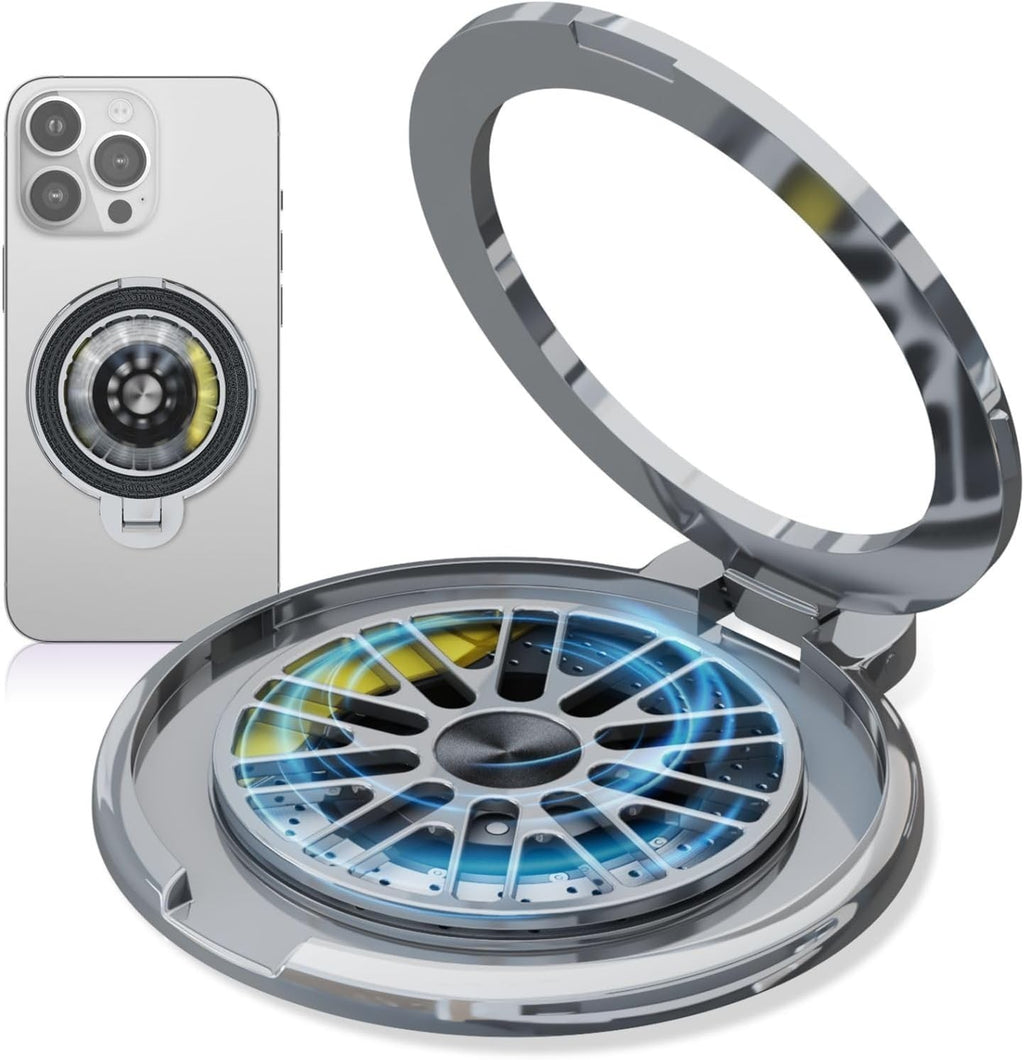 MOUJUCHI Magnetic Phone Ring Holder Fidget Spinner Stress Relief Adjustable New