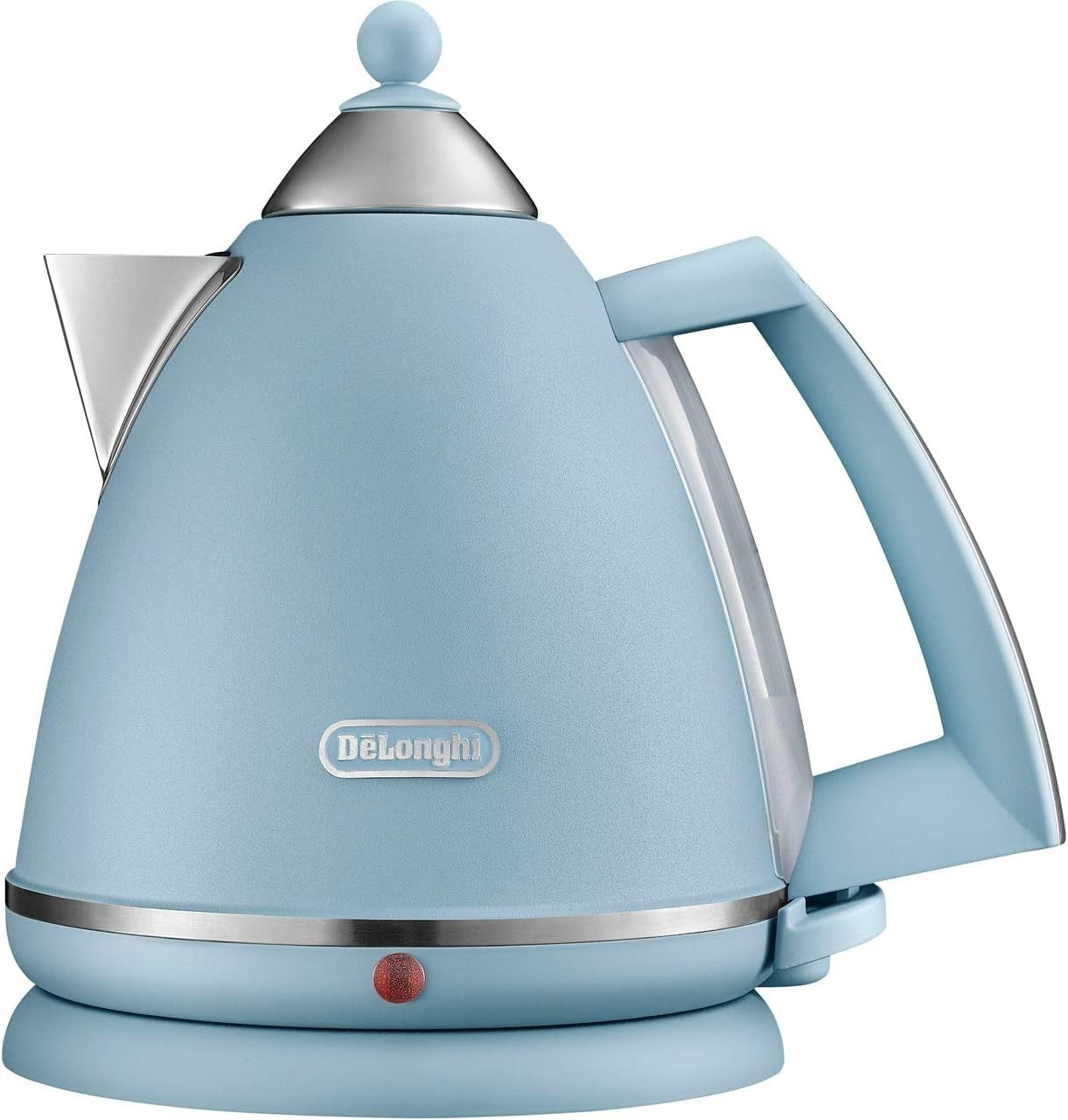 De Longhi Argento Flora KBX3016.AZ Kettle 360 Swivel Base Cord Storage Blue New