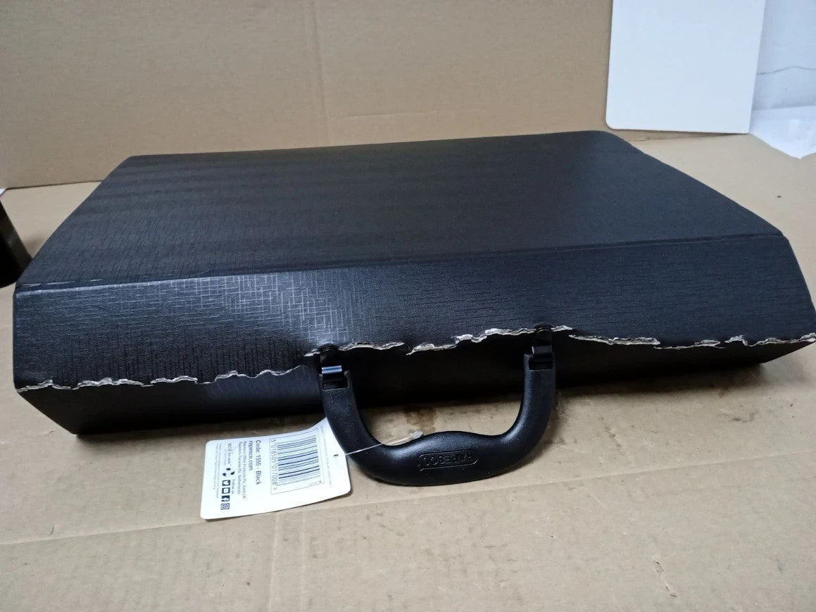 Rapesco 1555 19 Part Expanding Box File Document Organiser A4+ Black