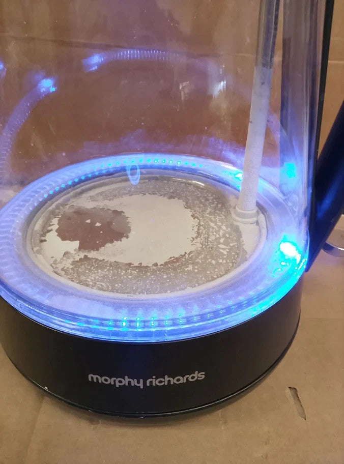Morphy Richards Glass Kettle  1.7L Illuminated Premium Glass 3kw Rapid Boil