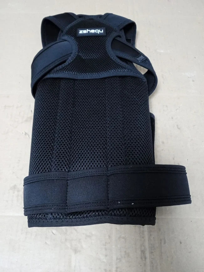 Back Support Brace Posture Corrector Adjustable Shoulder Neck Lumbar Medium New