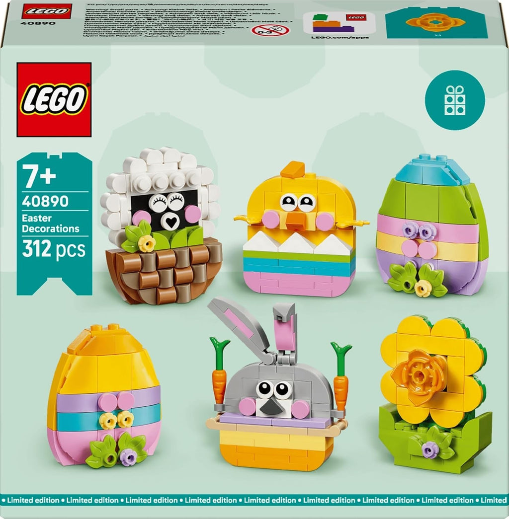 Lego Easter Decorations Limited Edition 40890 312 Pieces Ages 7+ New