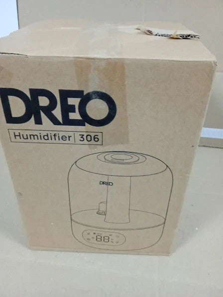 Dreo Humidifier Sensor 26dB Quiet Cool Mist Ultrasonic 7.68x7.68x10.24in New