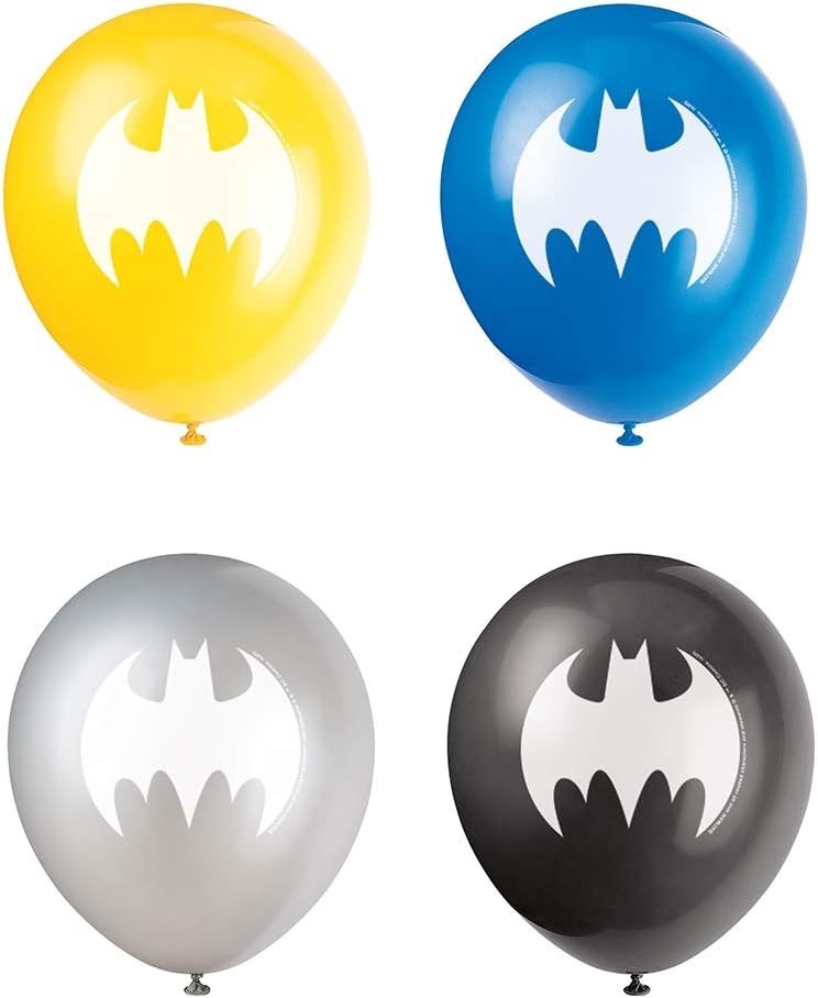 Batman Latex Balloons 30cm Vibrant Assorted Color Party Decorations New
