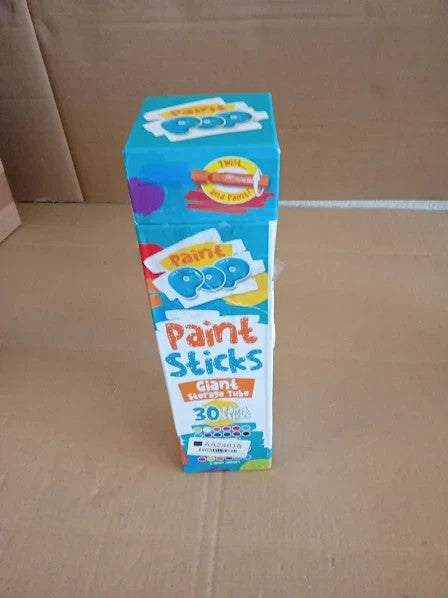 Paint Pop Paint Sticks Kids 29 Pack Assorted Colours Giant 30x8.7x8.7cm New