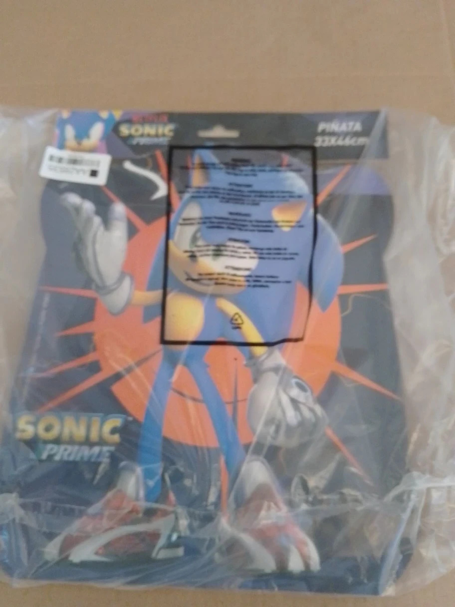 BeenSmile SONIC PRIME PINATA Party Supplies Fill Toys Sweets Decoration New
