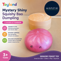 Toyland Mystery Shiny Squishy Bao Dumpling Sensory Fidget Toy Plastic Steam 3+