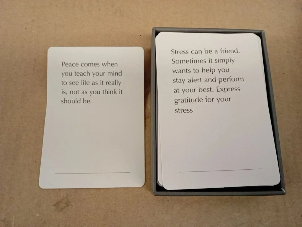 Mal Paper Stress Relief Affirmation Cards Deck Meditation Calm Positive