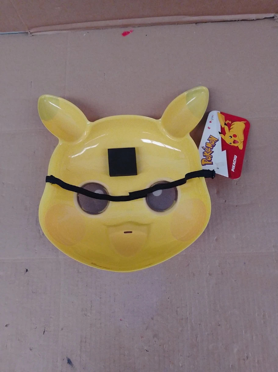 Disguise Nintendo Pokemon Pikachu Mask Official License Half Mask One Size 8+