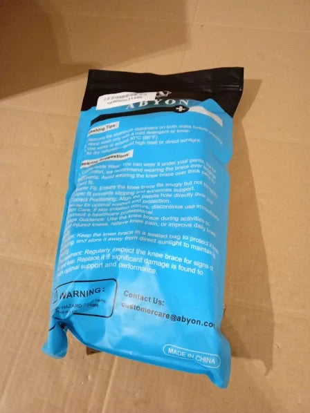 Abyon Hinged Knee Brace Men Women Breathable Adjustable Knee Support XXL New