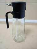 Euqvunn Oil Spray Bottle Glass Dispenser Fine Clog Resistant Filter Kitchen