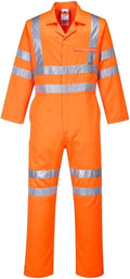 Portwest RT42 Hi Vis Heavyweight Polycotton Coverall Pockets Reflective XL New