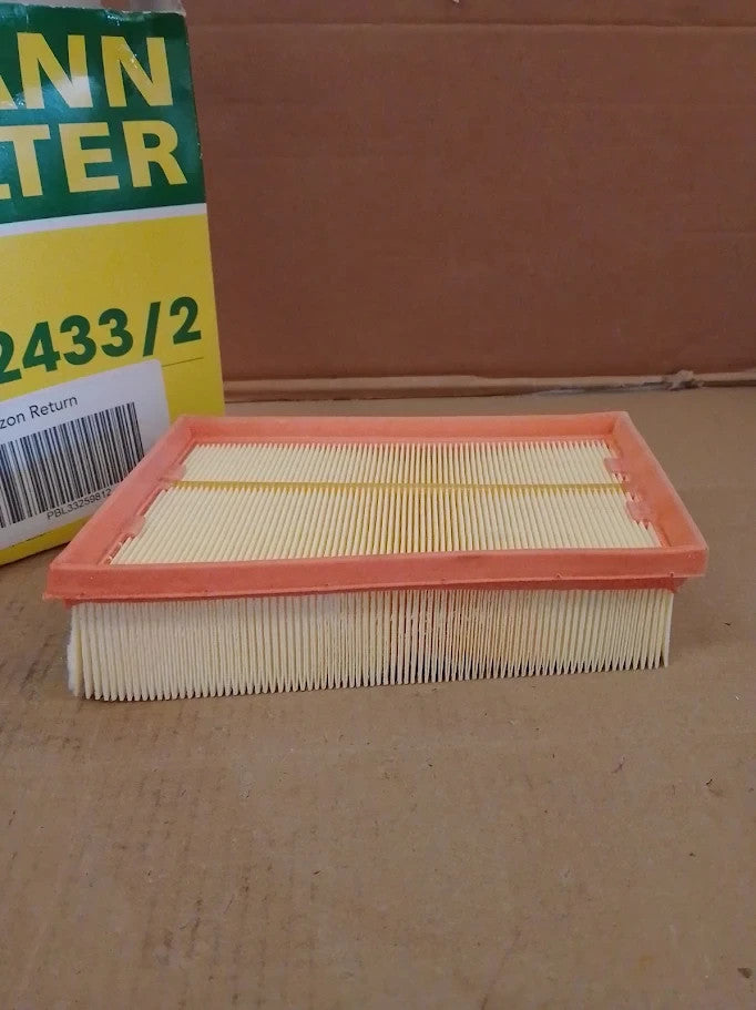 Mann Filter C 2433 2 Air Filter Cars Transporters 23.5x16.5x5.8cm