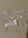 Pastel Wooden Flamingo Bead Jewellery For Bracelet Necklace Craft Beads Kids New