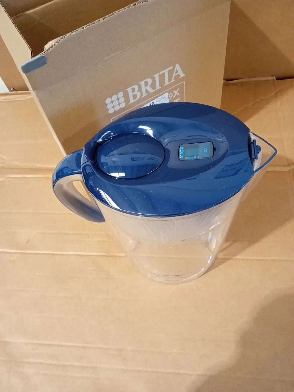 BRITA Water Filter Jug Blue 3.5L Large Volume Pitcher SmartBox Flip Lid New