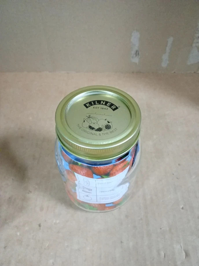 Kilner 0.5L Glass Preserve Jar Round Screw Lid Jam Pickles Chutneys Small New