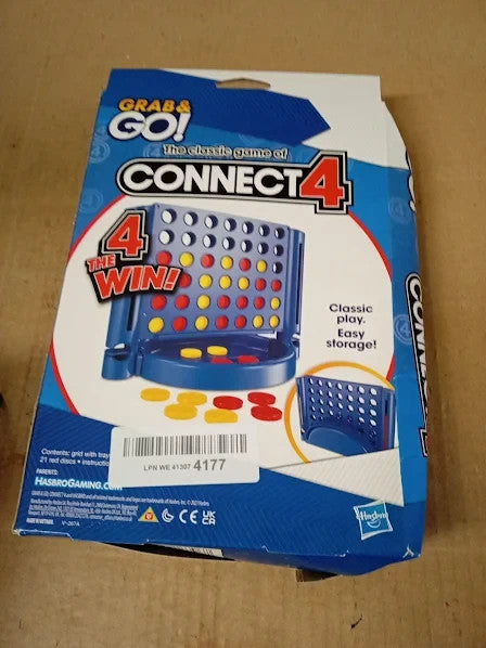 Hasbro Gaming Connect 4 Travel Board Travel Games Kids 2 Players 6+