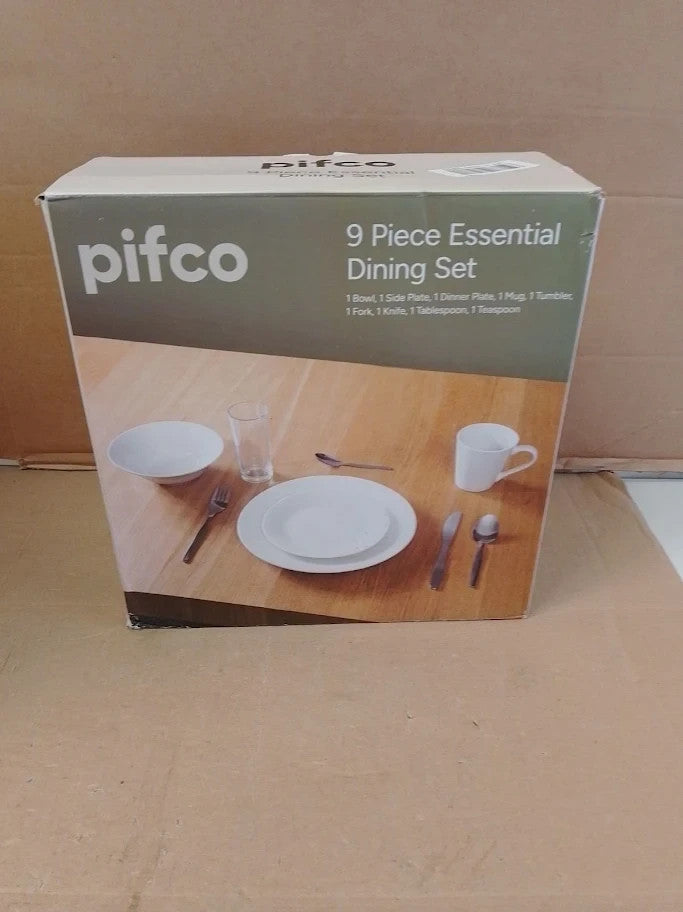 Sabichi 9pc Dining Starter Set Elegant Porcelain Dinner Crockery Set New