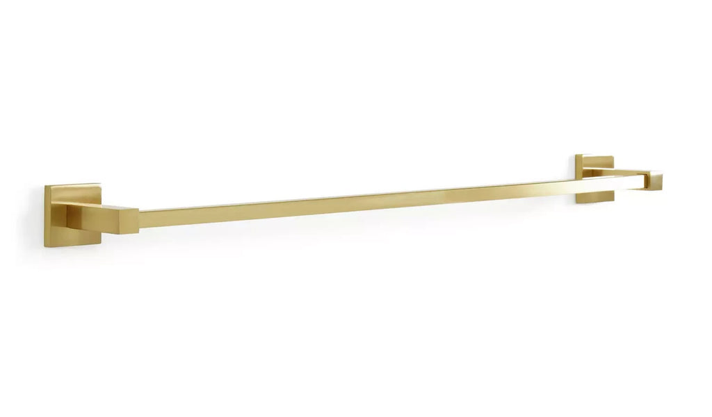 Argos Home Wall Mounted Towel Rail Brushed Gold Bathroom Holder Design New
