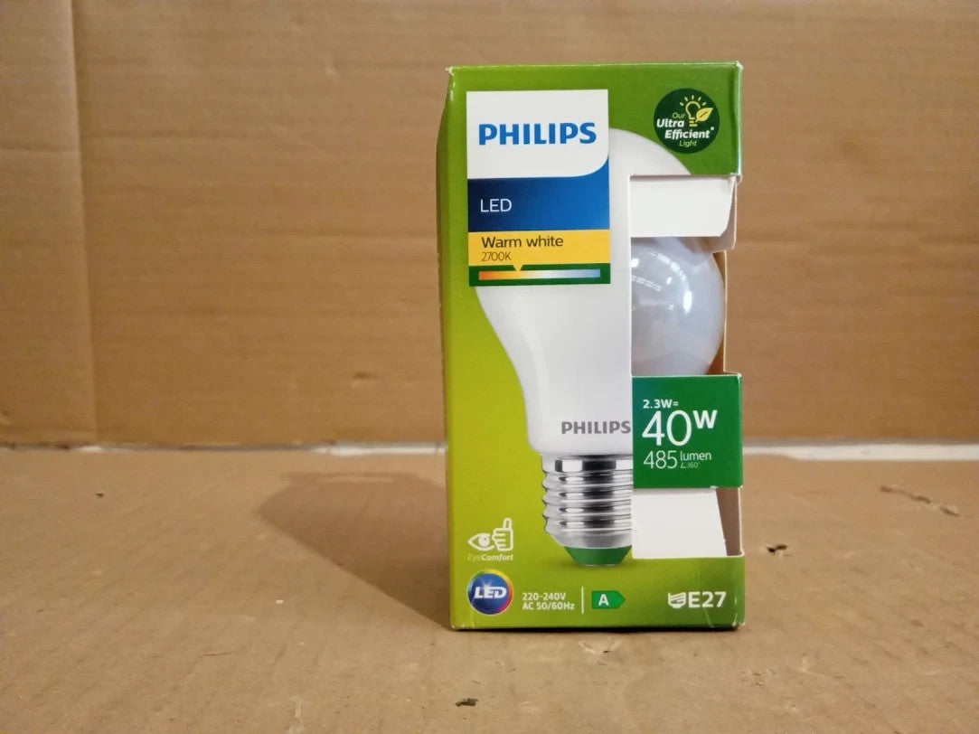 Philips Ultra Efficient Ultra energy Saving Lights E27 LED Light Source 40W New