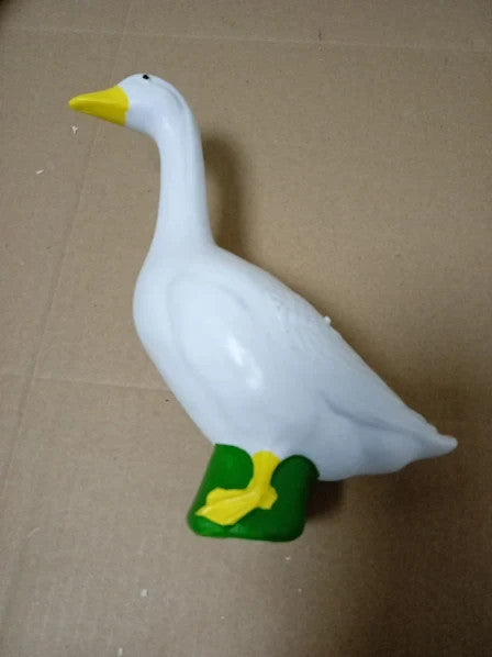 Fockety Goose Statue Large White Geese Duck Garden Statues Resin Porch