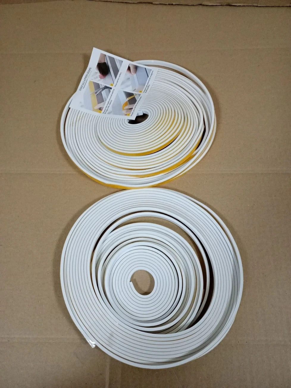 Draught Excluder Doors Windows 6mmx3mmx 20m Self Adhesive Foam Tape Sealing New