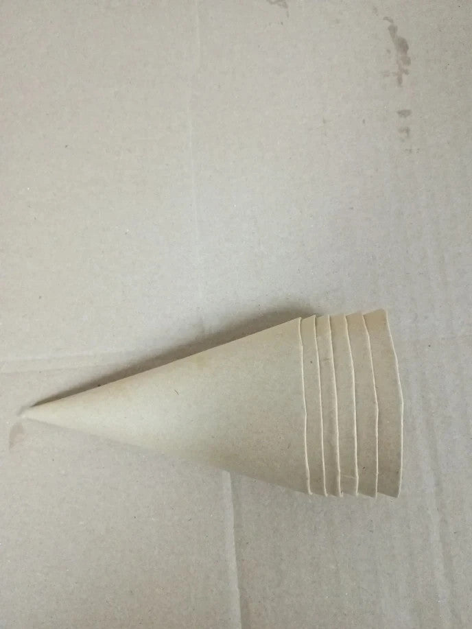 Baker Ross Tall Cardboard Cones 6 Pieces Craft Cone Cups Decorate FN216 New