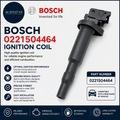 Bosch 0221504464 Ignition Coil 6x7x2cm Male To Female Black