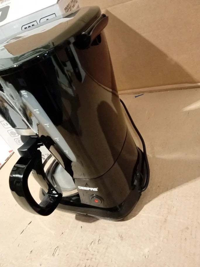 Geepas 1.5L Filter Coffee Machine 800w Coffee Maker Instant Coffee Black