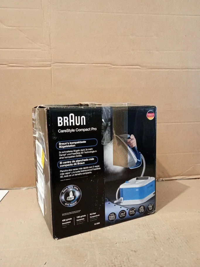 Braun CareStyle Compact Pro IS2565BL Steam Iron FreeGlide 3D 2400W New