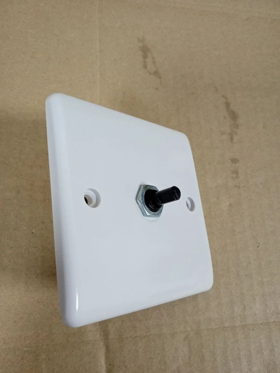 Knightsbridge CU2161 Dimmer Switch 230V White Curved Edge Wall Plate 230V 10Amps