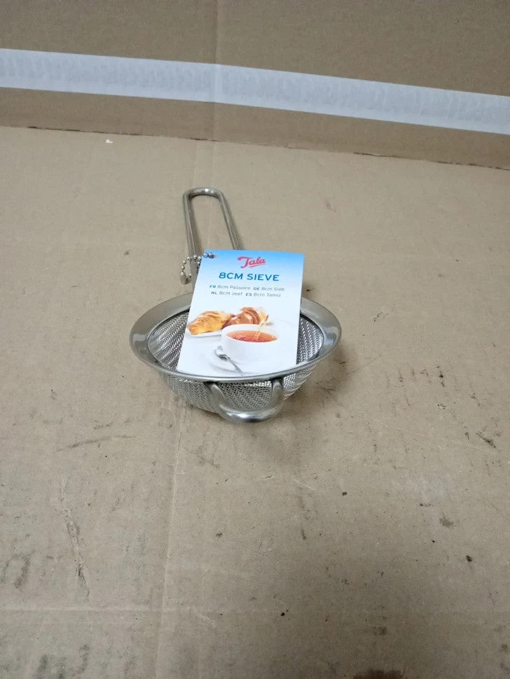 Tala Stainless Steel Sieve 8cm Diameter Fine Mesh Perfect Dusting Cake New