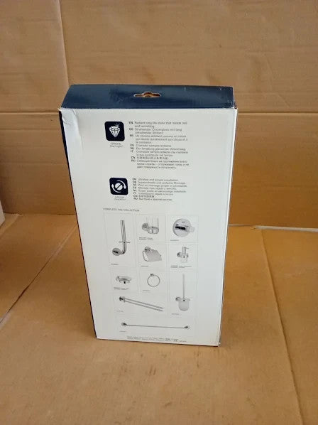 Grohe Essentials 40374A01 Toilet Brush Set Hard Graphite 10x10x398mm New