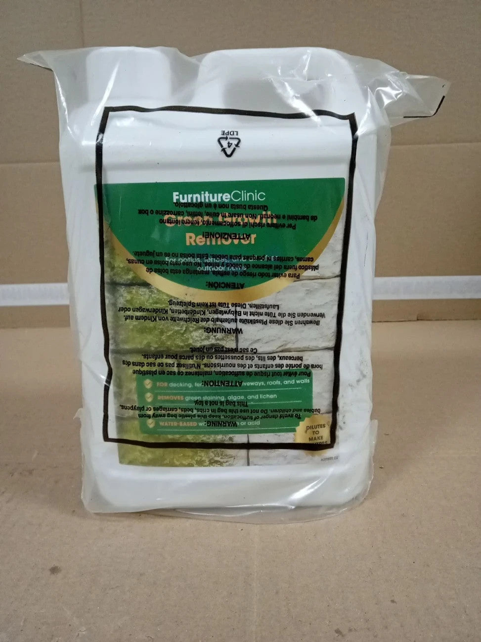 Furniture Clinic Patio Cleaner Concentrate Green Stain Removal Wood Decking New