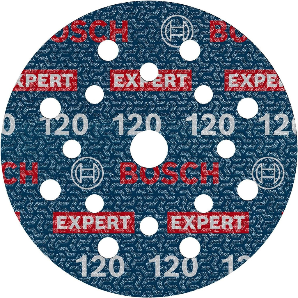 Bosch 50x Expert O780 Foil Sanding Disc 125mm Hardwood Paint On Wood New