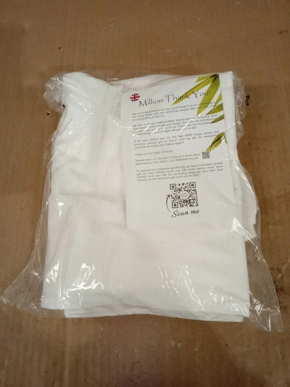 Pillow Protector 2 Pieces 48x74cm 100% Bamboo Triple Layer Solution Zip New