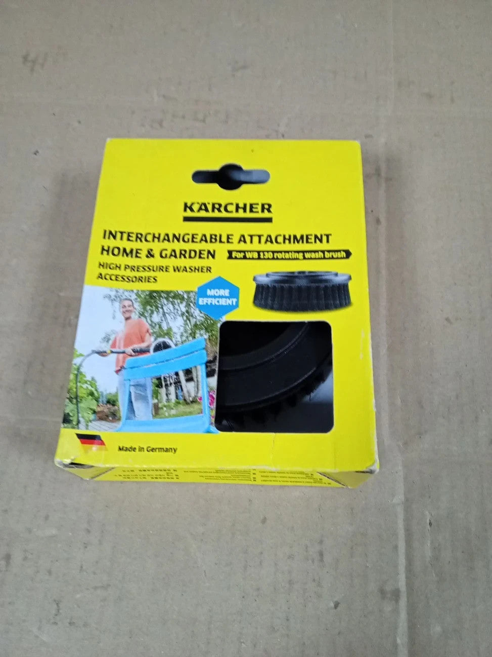 Karcher WB 130 Home & Garden Attachment Brush 1 Piece Black New