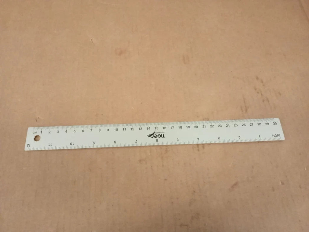 Heavy Duty Stainless Steel Ruler 12in 30cm Metal Kit Perfect Straight Edge
