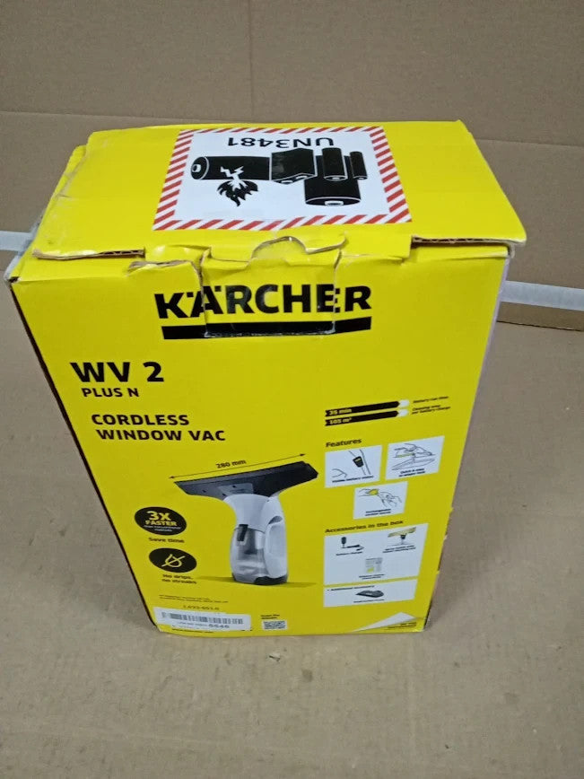 Karcher Window Vac WV 2 Plus N Battery Running Time 35min LED Display New