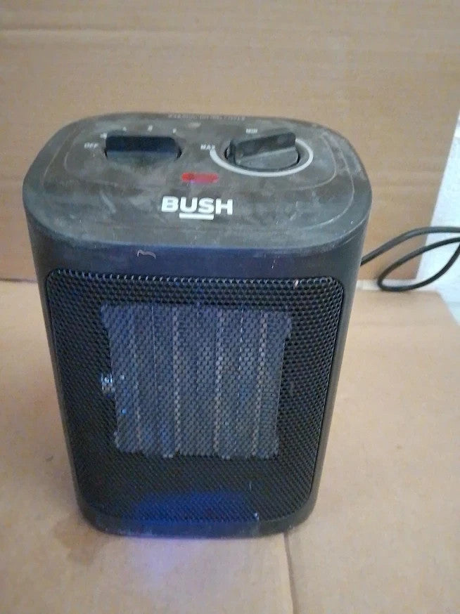 Bush 2kW Ceramic Fan Heater Portable Electric Room Quality Design Durable