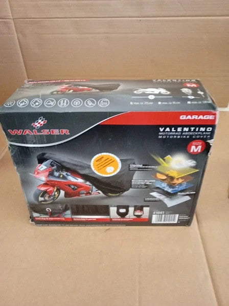 Walser Motorbike Waterproof S Rated Very Good Cover Grey 185x90x110cm New