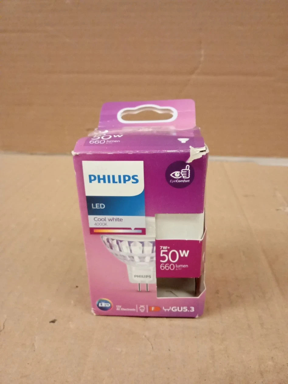 Philips LED Reflector Light Spot GU5.3 7W 50W Equivalent Cool White 4000K New