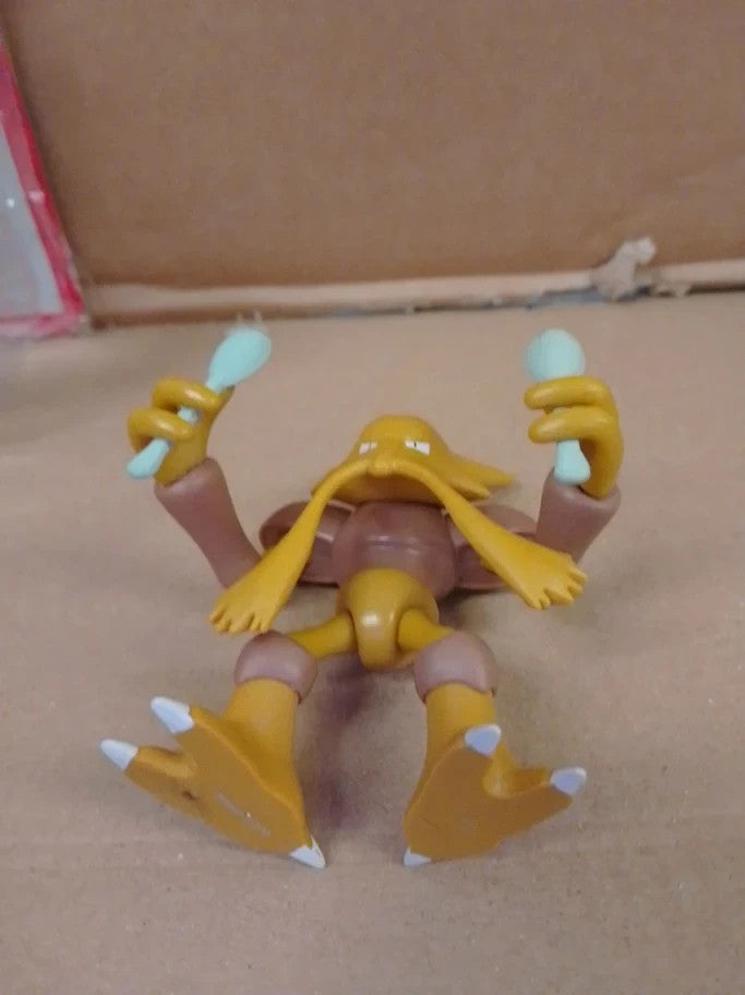 Pokemon Alakazam Battle Feature Figure 4.5in Ready Yellow 4+