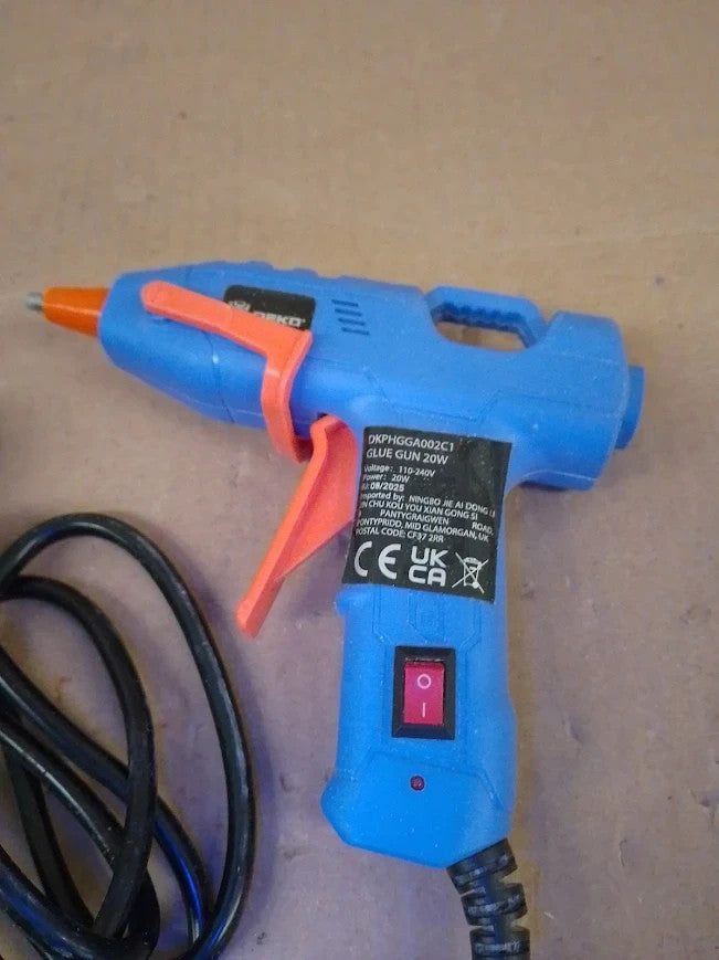 Deko Mini Hot Glue Gun 20W 7x100mm Sticks School Projects Hobbies Crafting DIY